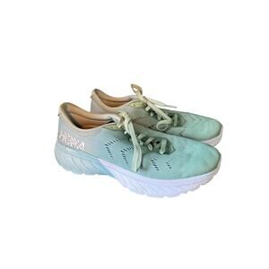 Hoka Womens Running Shoes MACH 2 Sneakers Walking Gym Blue Size 7.5